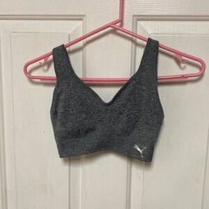Puma Women's Gray Sports Bra
